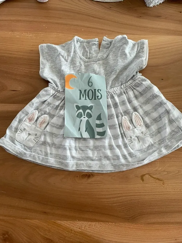 Lot  de 4 ensemble été 6 mois - photo numéro 2
