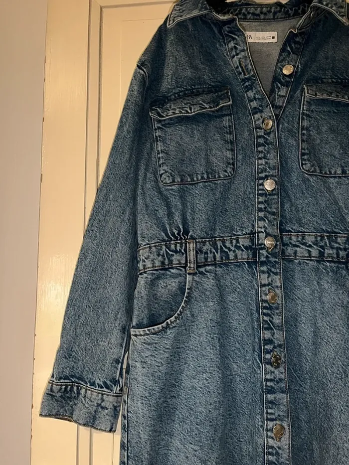 Robe longue jean zara - photo numéro 3