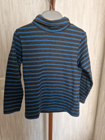 T-shirt manches longues enfant garçon 4 ans Tissaia Coton Polyester