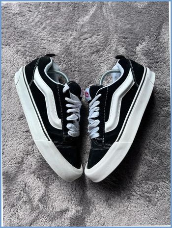 Vans Knu Skool Noir et Blanc – Pointure 42,5 Homme Streetwear