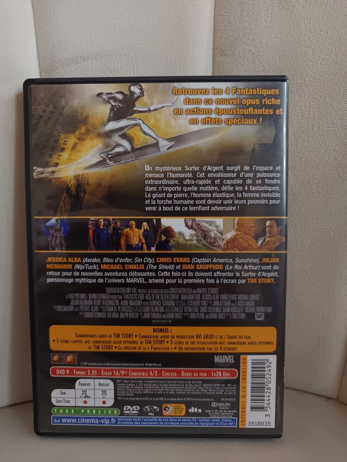 Dvd " Les 4 Fantastiques " - photo numéro 2