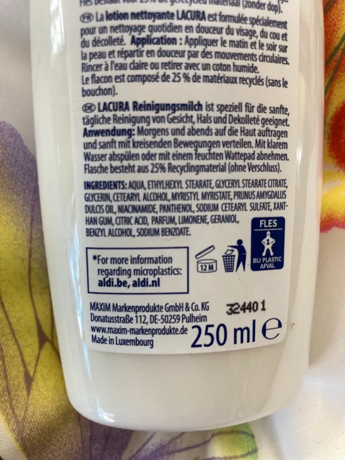Lotion nettoyante lait hydratant - photo numéro 4