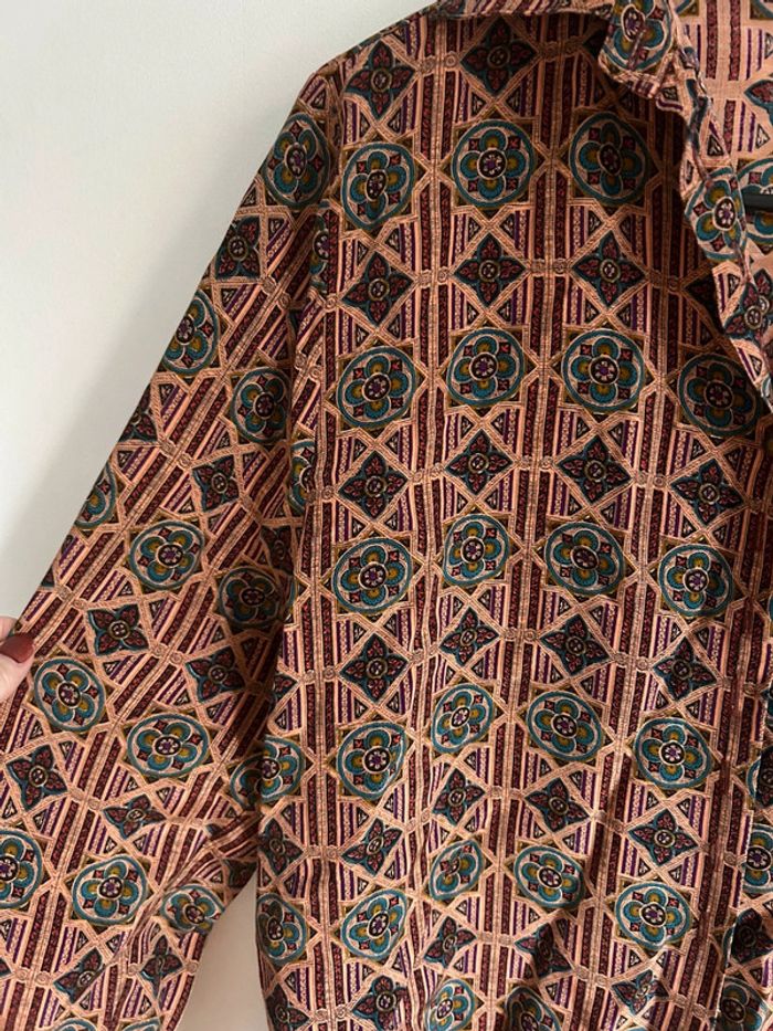 Jolie chemise à motifs • Daniel D • taille L/40 • en Rayonne - photo numéro 3