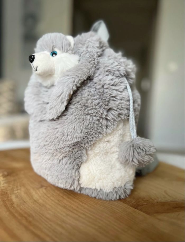 Sac à Dos Peluche 🐺 Polaire - photo numéro 3