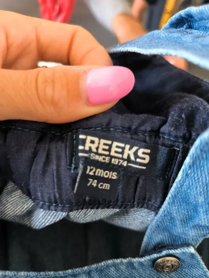 Robe jean creeks 12 mois - photo numéro 2