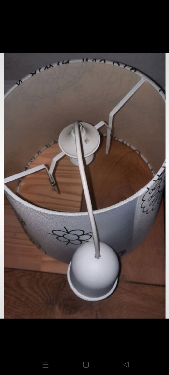 Lustre Ikea blanc et noir 25 cm - photo numéro 2