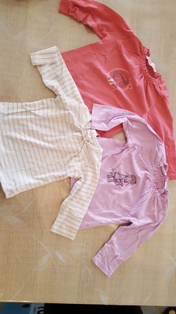 Lot t-shirt manche longue