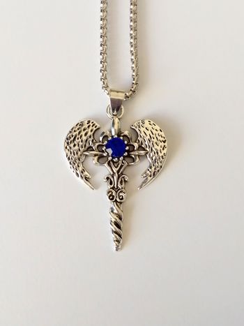 Chaîne + pendentif gothique