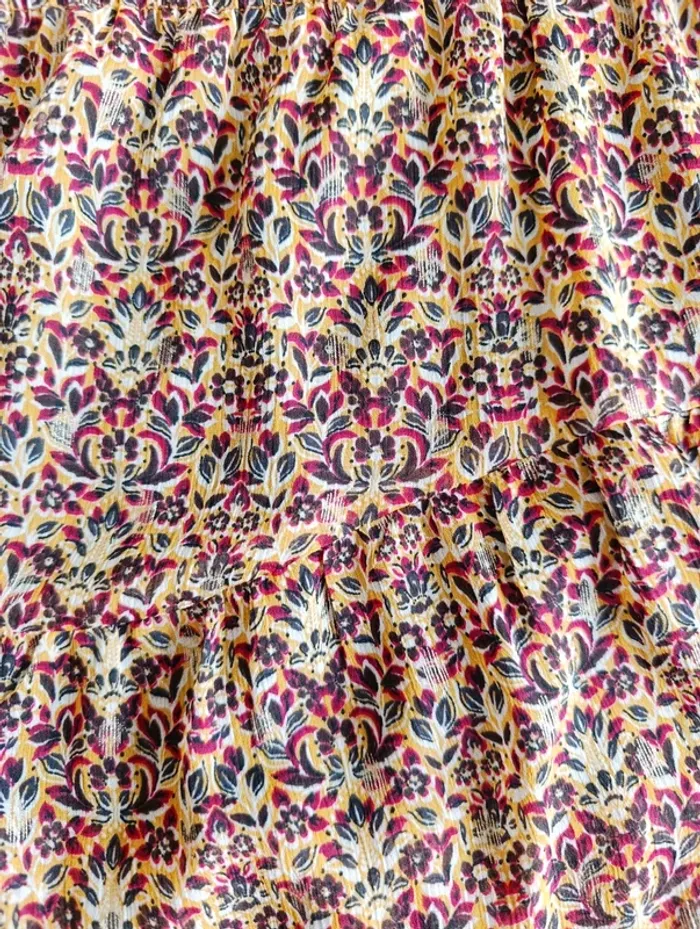 Mini jupe à volants Bonobo 34 taille élastique légère fluide - photo numéro 5