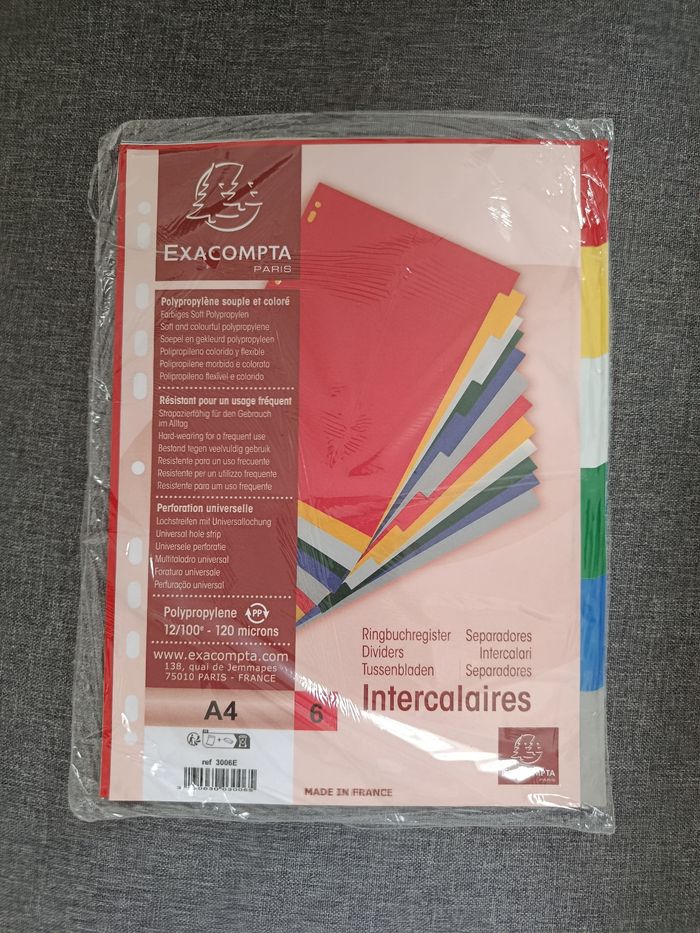 Lot de 2x6 intercalaires neuf - photo numéro 3