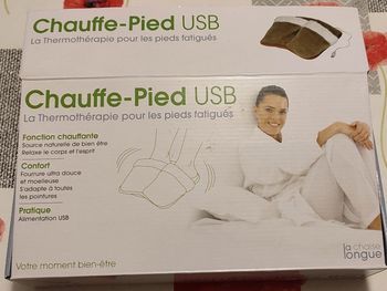 Chauffe-pieds électrique USB