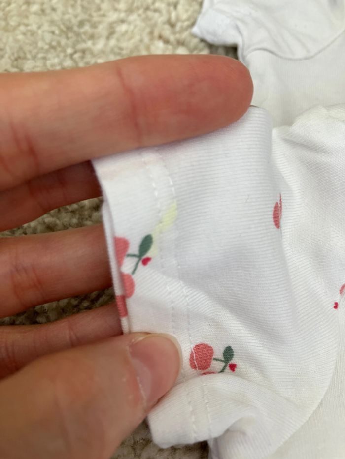 Lot de 3 bodies assortis manches courtes avec col, chics, fille - Obaibi - 3 mois - photo numéro 5