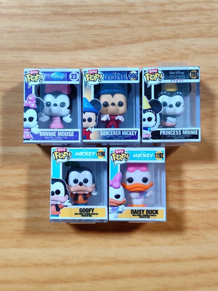 LOT 5 Bitty Pop! Disney – Mickey & Friends Edition