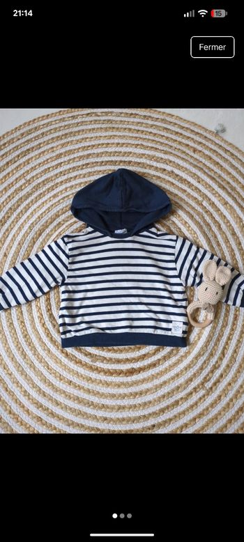 Sweat 12/18 mois Zara