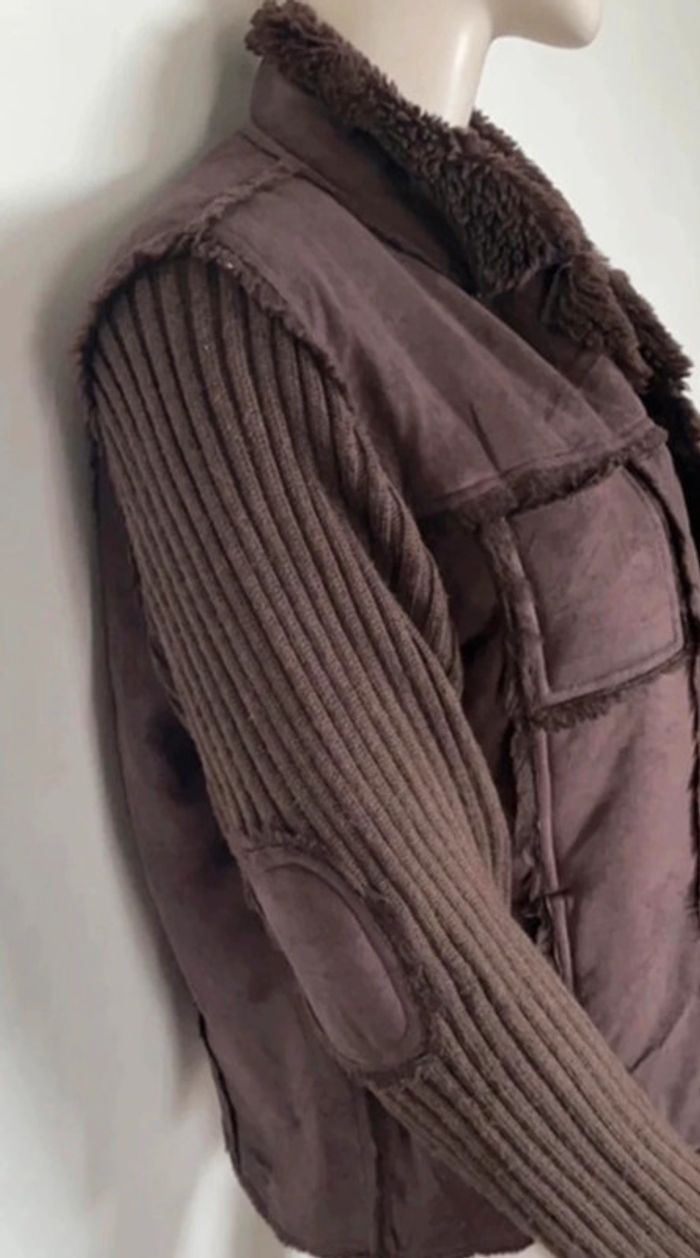 Jolie veste chaude marron Execo taille 16 ans ou 36 - photo numéro 3