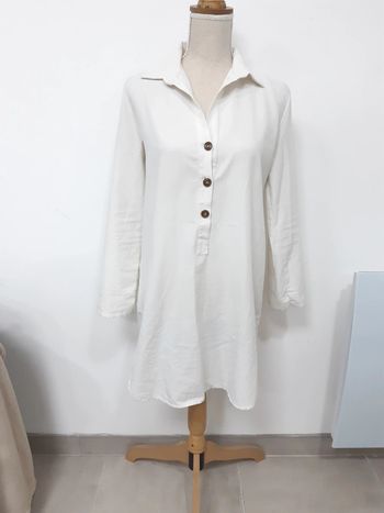 Blouse blanche longue New Collection