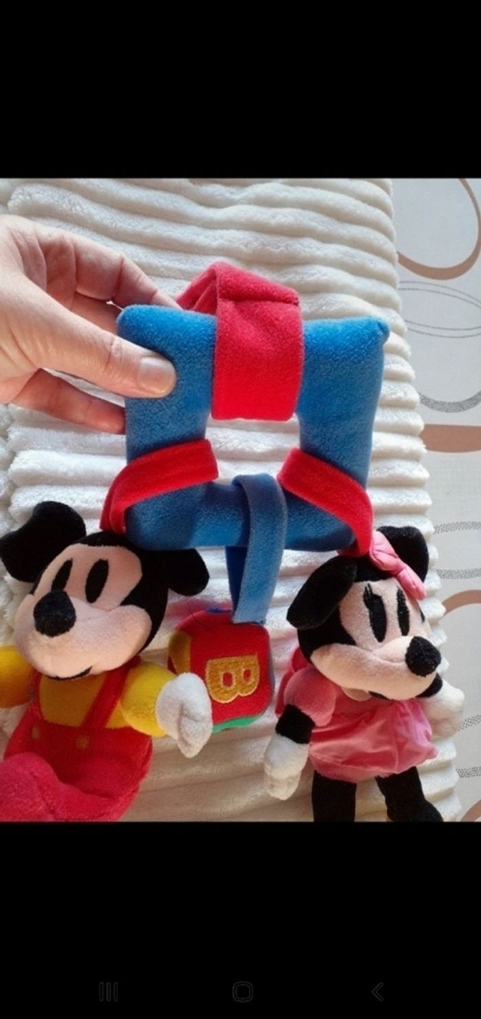Jouet de lit bébé unisexe minnie mickey - photo numéro 2