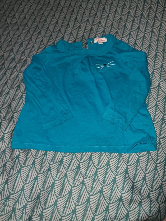 T-shirt t-shirt à manches longues de la marque du pareil au même 24 mois