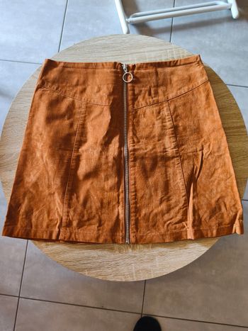 Jupe en suédine Camel
