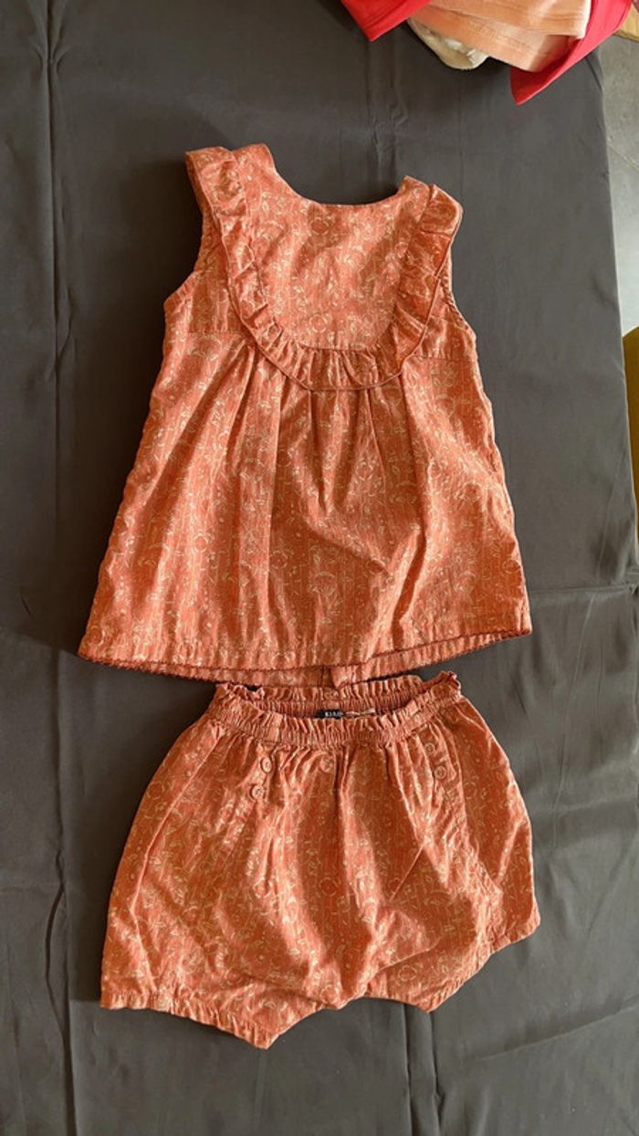 Ensemble short et tunique 24 mois