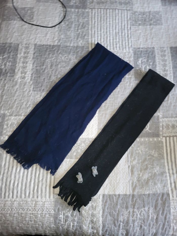 Lot de 2 écharpes bébé fille