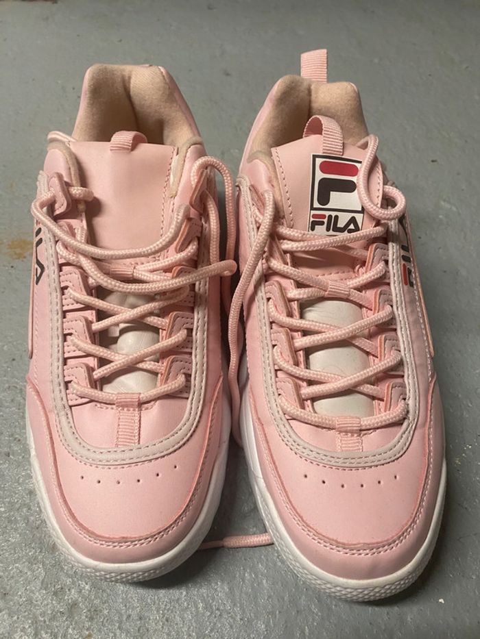 Sneakers rose style Fila - photo numéro 3
