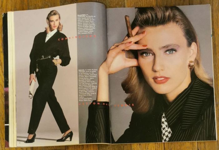 Ancien magazine Madame figaro couverture Inès de la fressange 1987 N°13403 Vintage - photo numéro 12