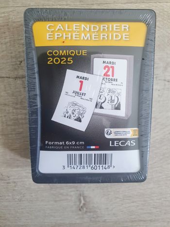 Calendrier éphéméride 2025 neuf comique