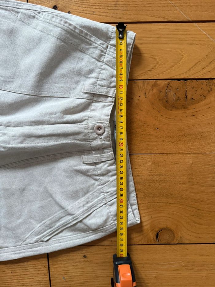 Pantalon en lin droit teddy smith en très bon état taille 32-34 - photo numéro 7
