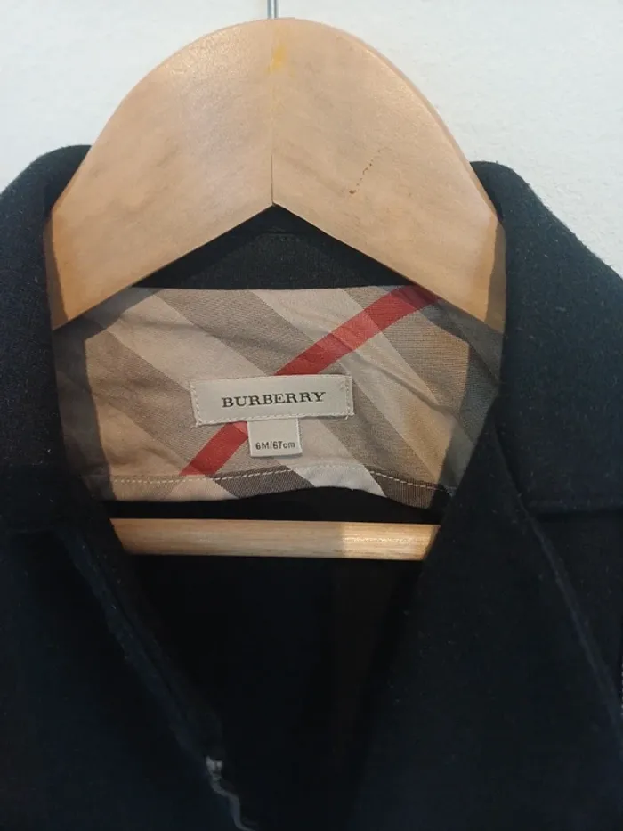 Veste burberry -6 mois- Noir - photo numéro 2