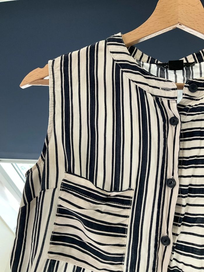 Chemisier blouse sans manches 36 - photo numéro 4