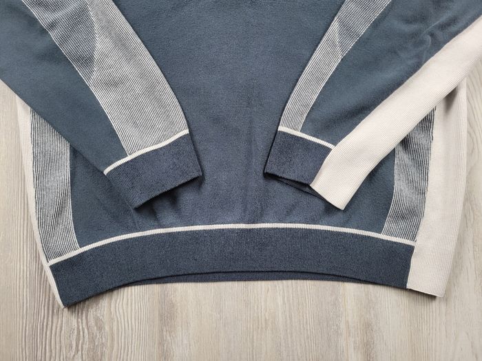 Sweat Hugo Boss bleu marine – Taille S – Quart Zip Coton Stretch – Très bon état - photo numéro 5