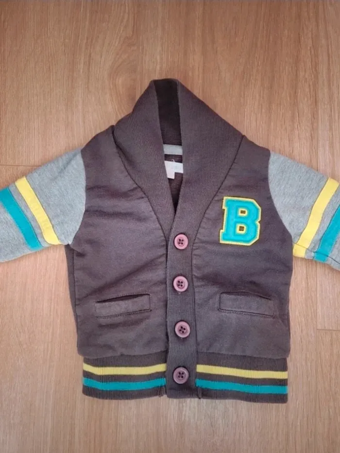 Gilet garçon Babibou 3 mois