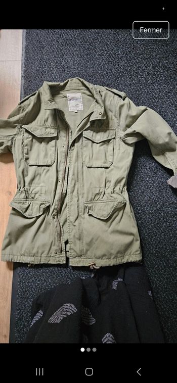 Vends veste kaki kaporal
