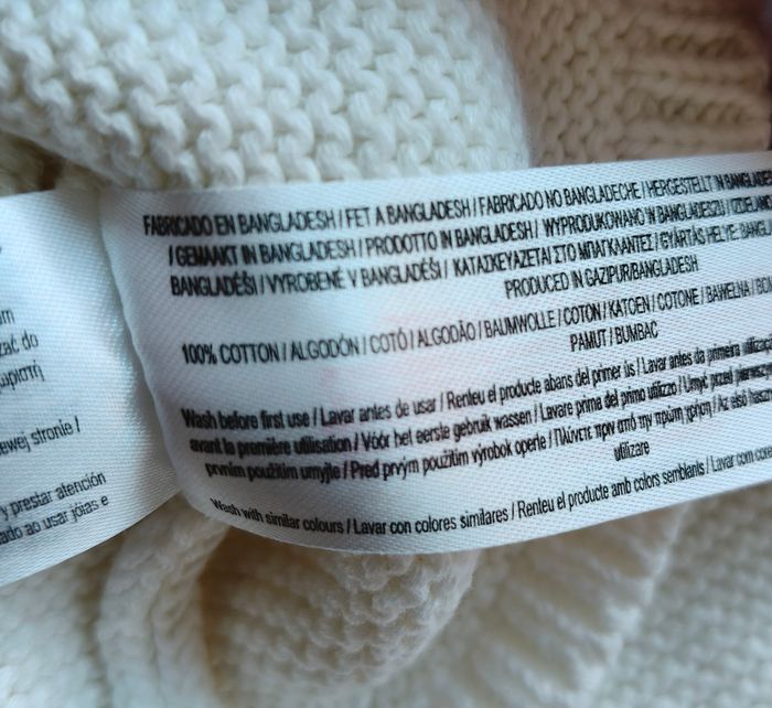 Gilet bébé mixte Primark Care blanc boutons 0-1 mois - photo numéro 3