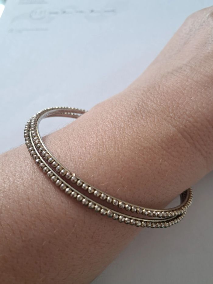 Deux bracelets jonc fantaisie - photo numéro 3