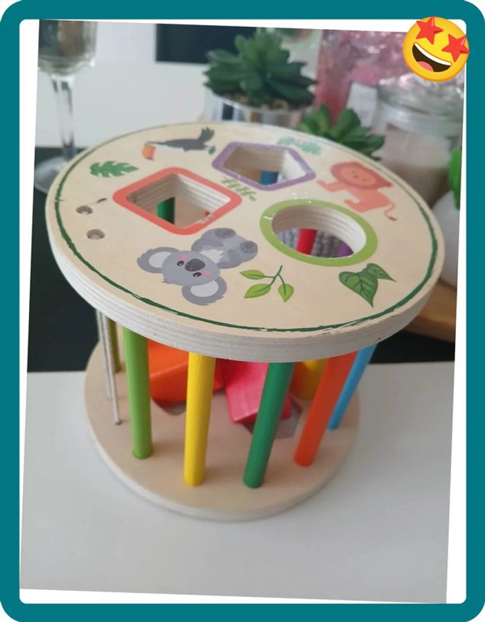 Jouet d'eveil en bois🌿🎁 - photo numéro 6