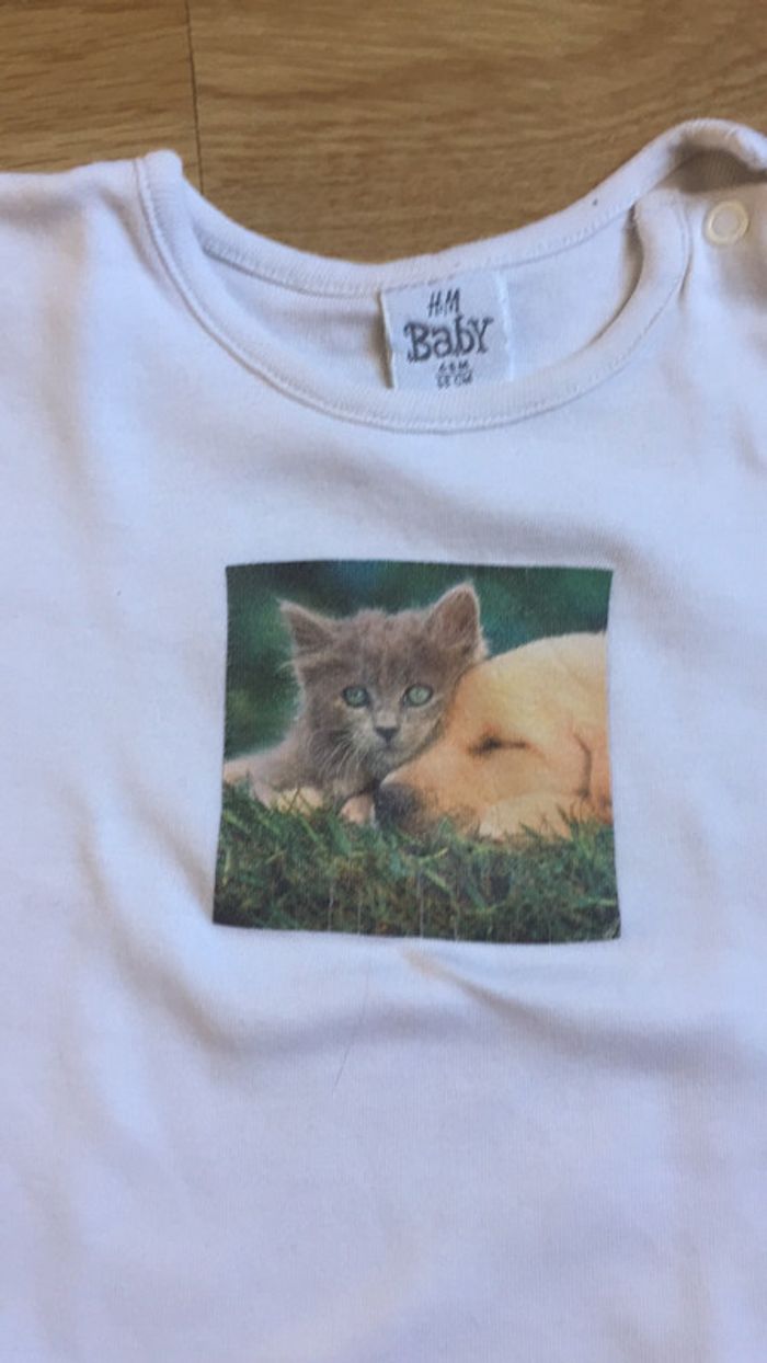 Tee shirt 4-6 mois - photo numéro 2