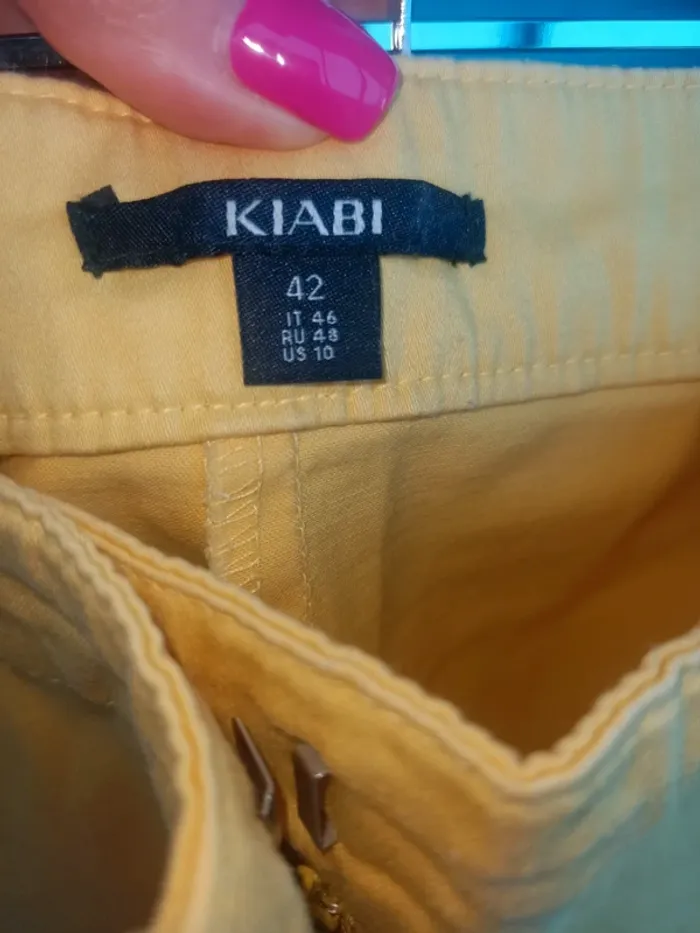 Short jaune Kiabi taille XL en très bon état - photo numéro 8