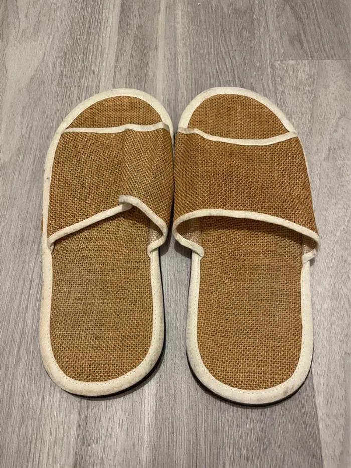Mules homme en jute
