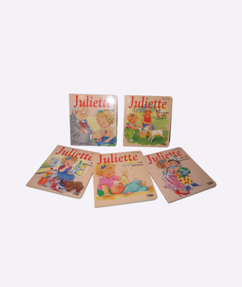 Lot de 5 mini livres de la série "Juliette"