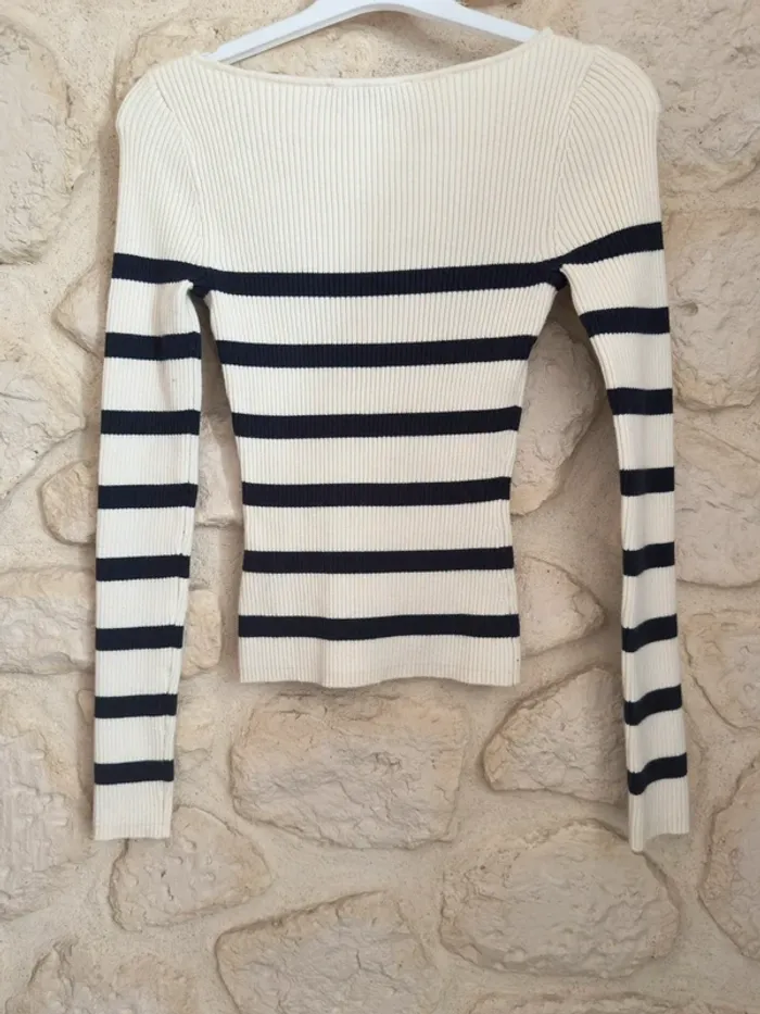 Top Marinière Zara - Taille S - photo numéro 2