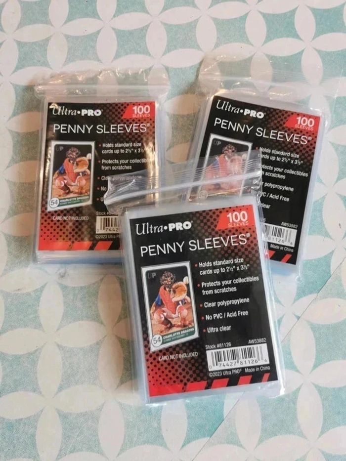 Ultra Pro 100 sleeves standard (lot de 3) - Neuf, prix non négociable