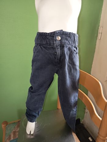 Jean carotte bleu marine