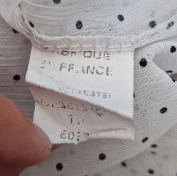 Haut à pois transparent. - photo numéro 5