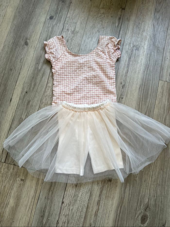 Ensemble maillot de bain body jupe tulle Zara 3/4 ans