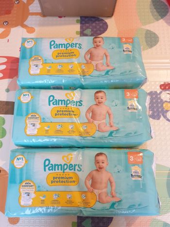 Pampers premium protection taille 3