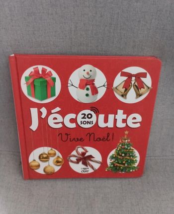 Super livre sonore j'écoute vive noël neuf