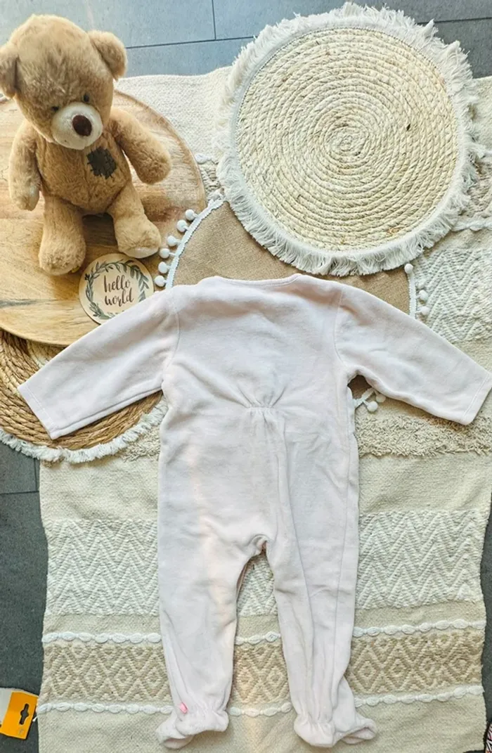 Pyjama Noukies rose hibou 18M 86cm - photo numéro 3