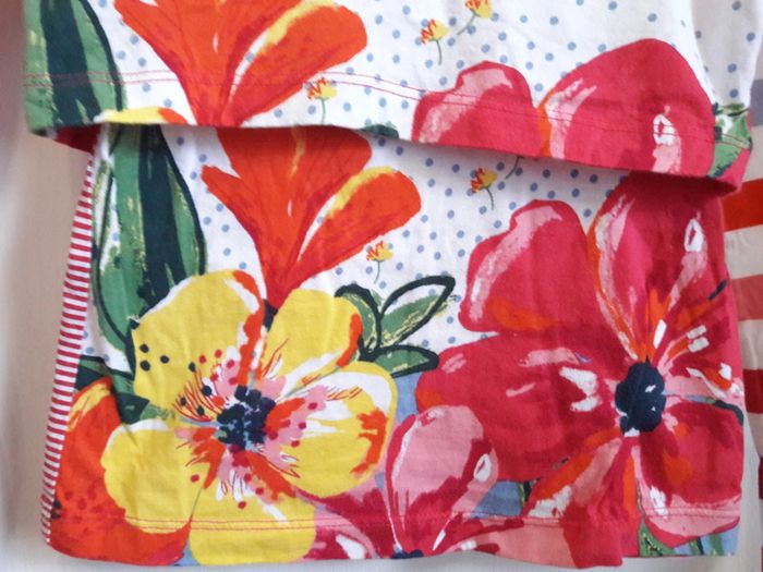 Twinset floral Catimini 5 ans - photo numéro 3